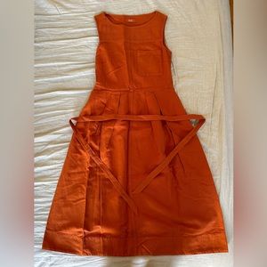 TOAST Cotten linen sleeveless dress